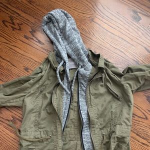 Jacket with lining and hoodie size L